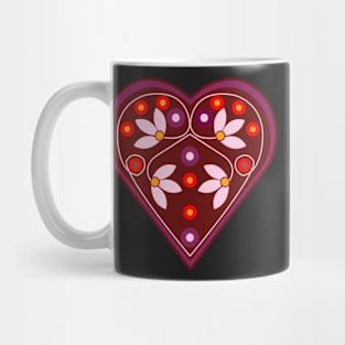 Folk Heart 2 Mug